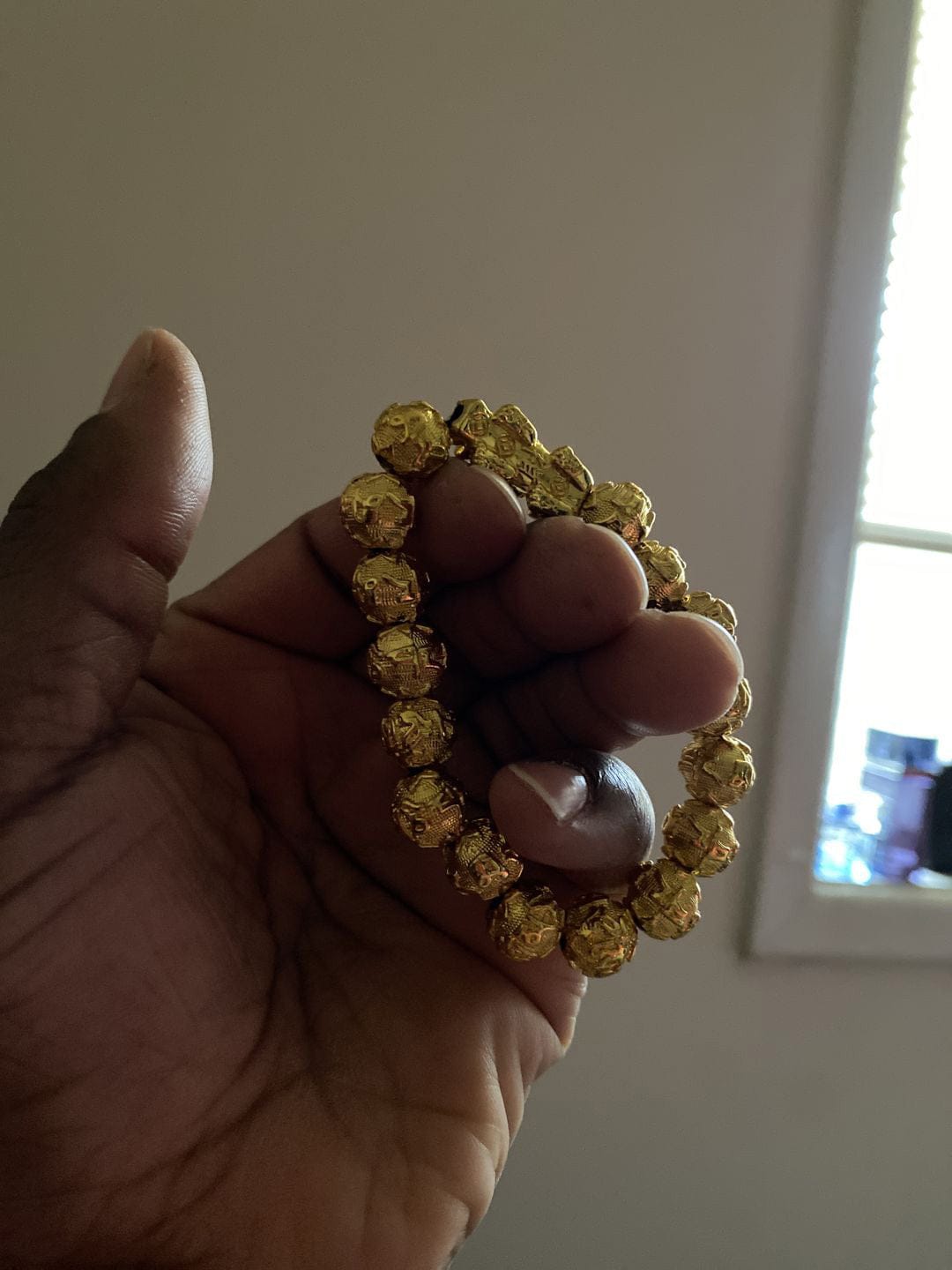 Customer photo review of The Golden Mandate Pixiu Bracelet - Free