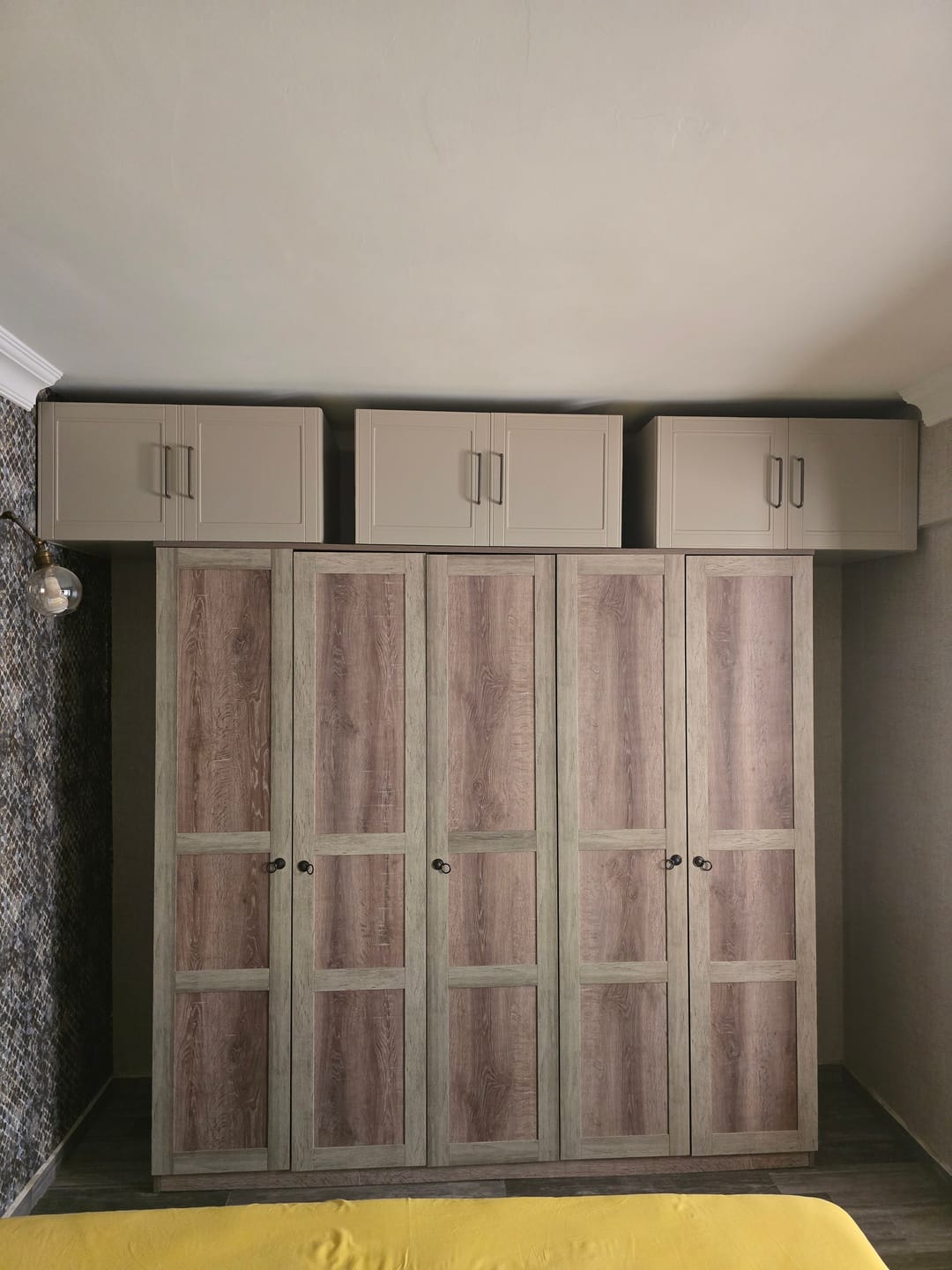 Customer photo review of Rani BA269 Membran Kapaklı Gardırop Çok Amaçlı Üst Modül Kumtaşı