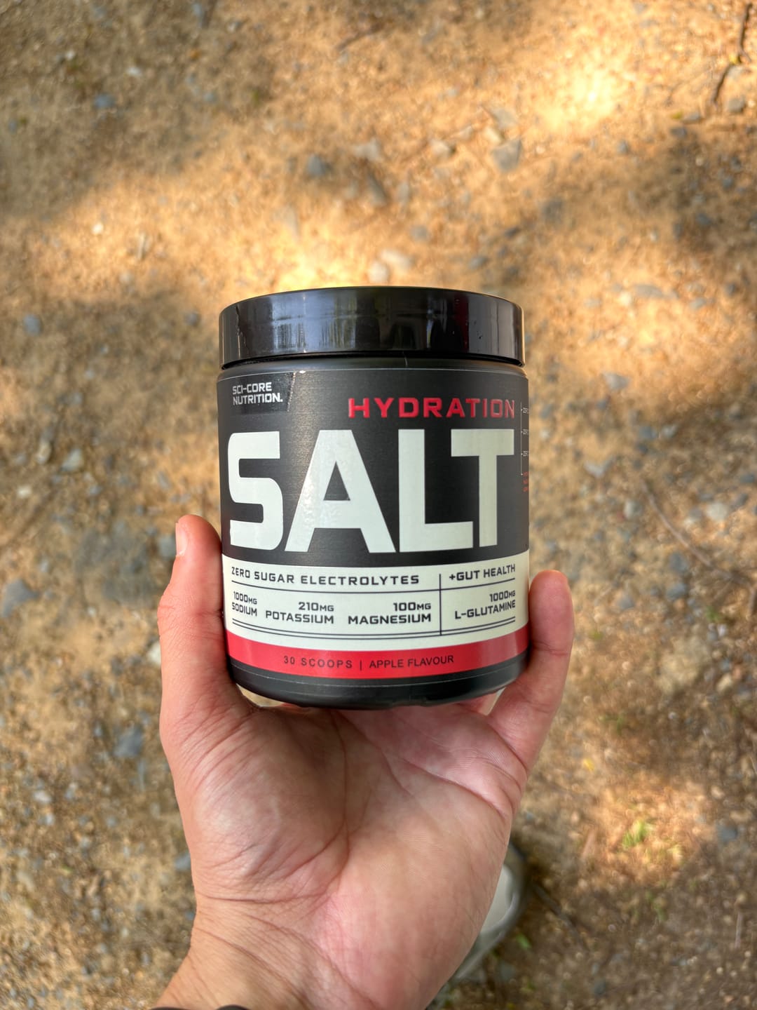 Customer photo review of HYDRATION SALT Apple - 240g | 30 servings (New)