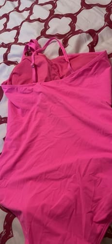 Customer photo review of Emoswim - One-Shoulder Badeanzug für Damen Bauchweg Bademode