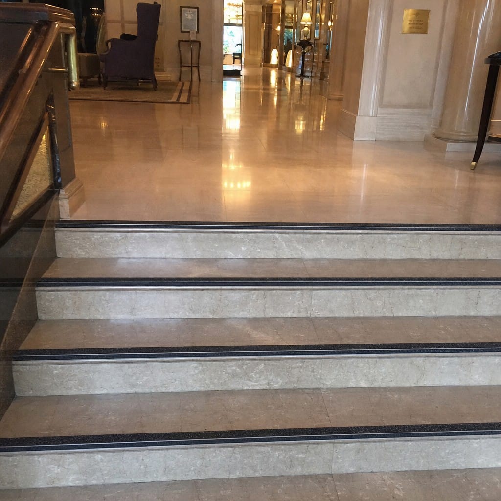 Customer photo review of 15mm Carborundum Stair Insert Cut to Any Size
