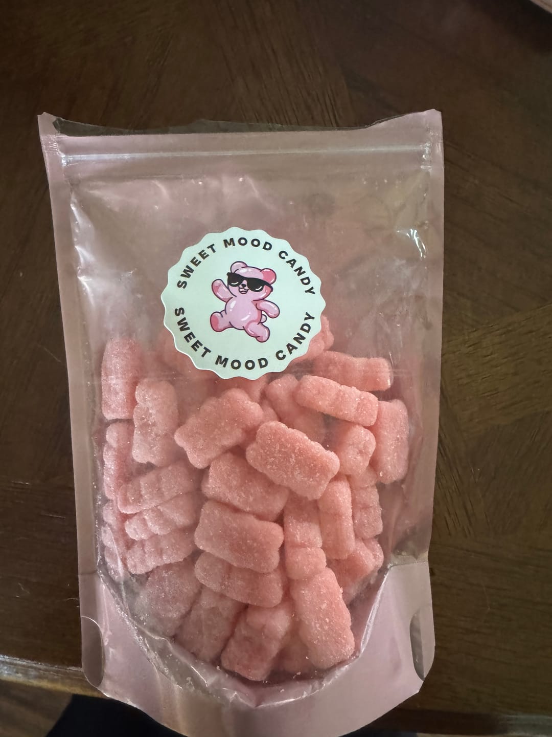 Customer photo review of Just Enough - Sour Watermelon Gummy Bears