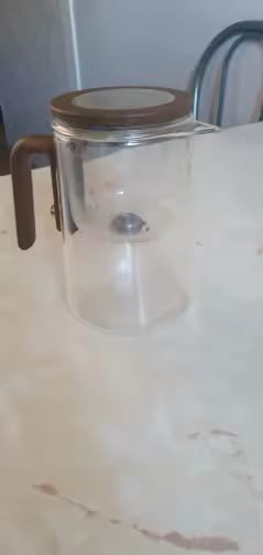 Customer photo review of ÉPURE™ — Théière en verre à séparation magnétique