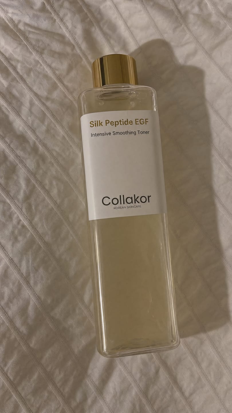 Customer photo review of Silk Peptide EGF Toner