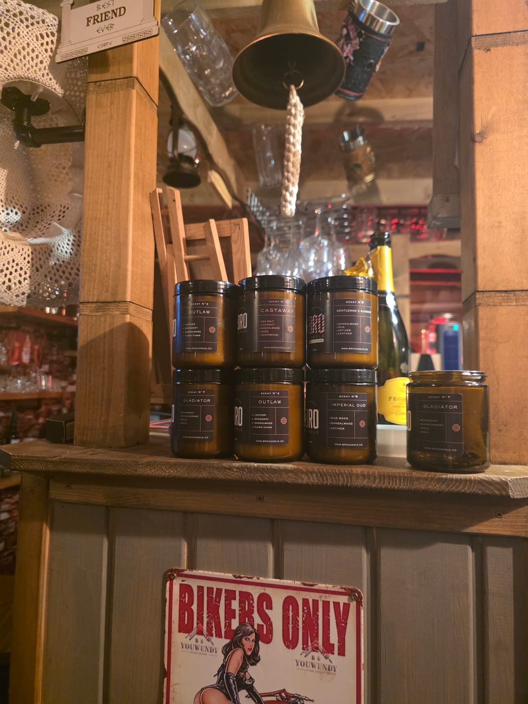 Customer photo review of The Outlaw Candle