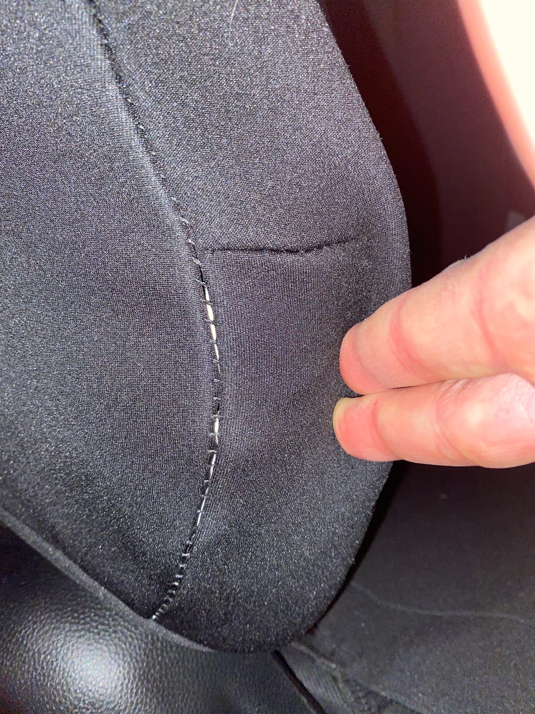 Customer photo review of Sharkskin PLUS Seat Covers for Isuzu MU-X 7 Seater (June/2021-On)