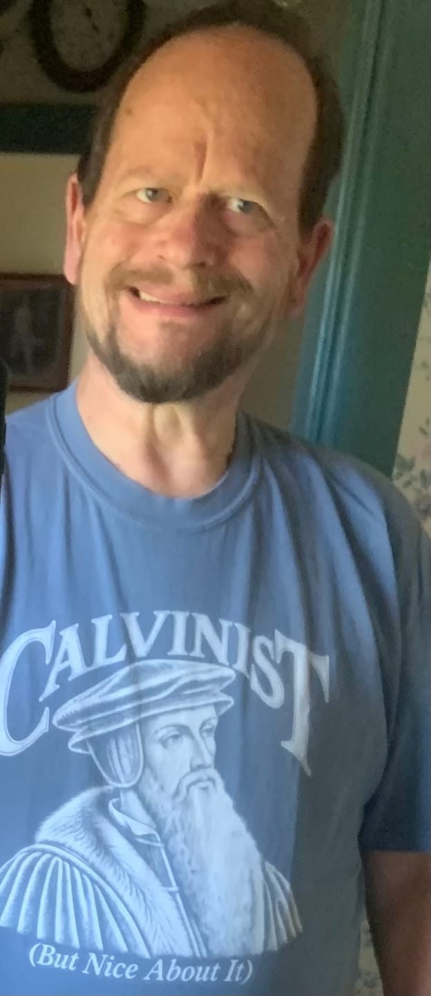 Customer photo review of Calvinist T-Shirt
