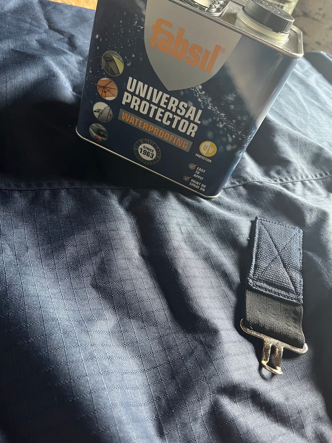 Customer photo review of Fabsil Universal Silicone Waterproofer - 2.5 Litre