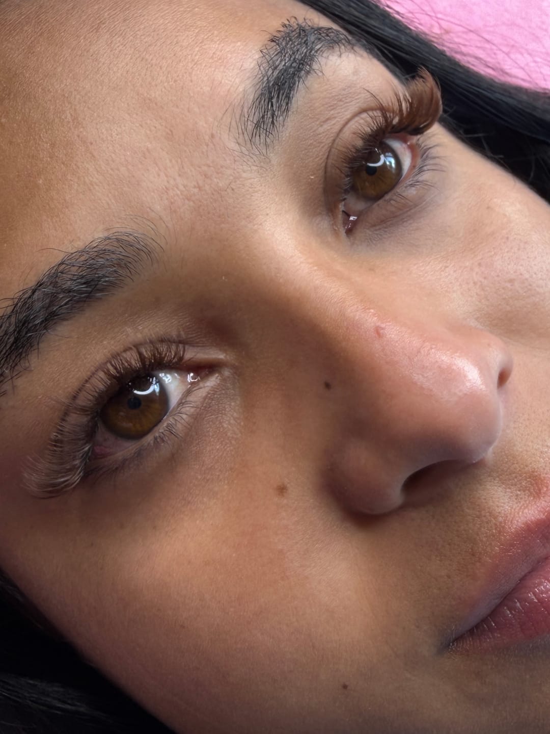 Customer photo review of Brown Color Lash 0.03/0.05mm