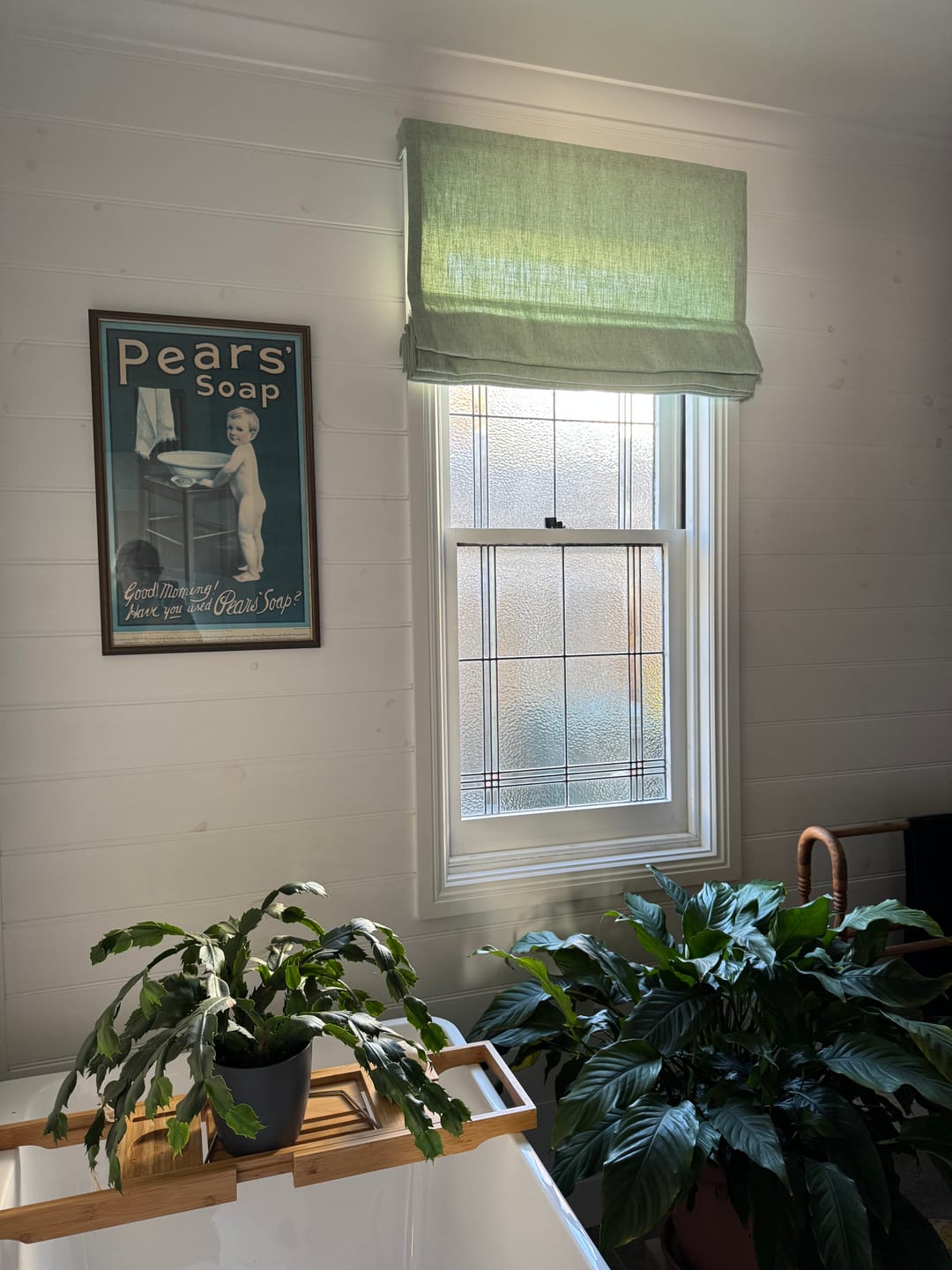 Customer photo review of Luma Custom Roman Shades