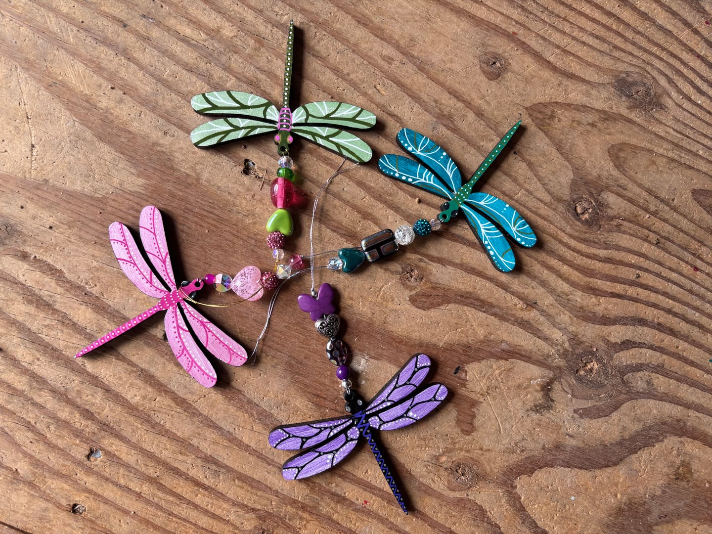 Customer photo review of Unfinished Wood Dragonfly Shape - Insect - Wildlife - Craft - up to 46" DIY