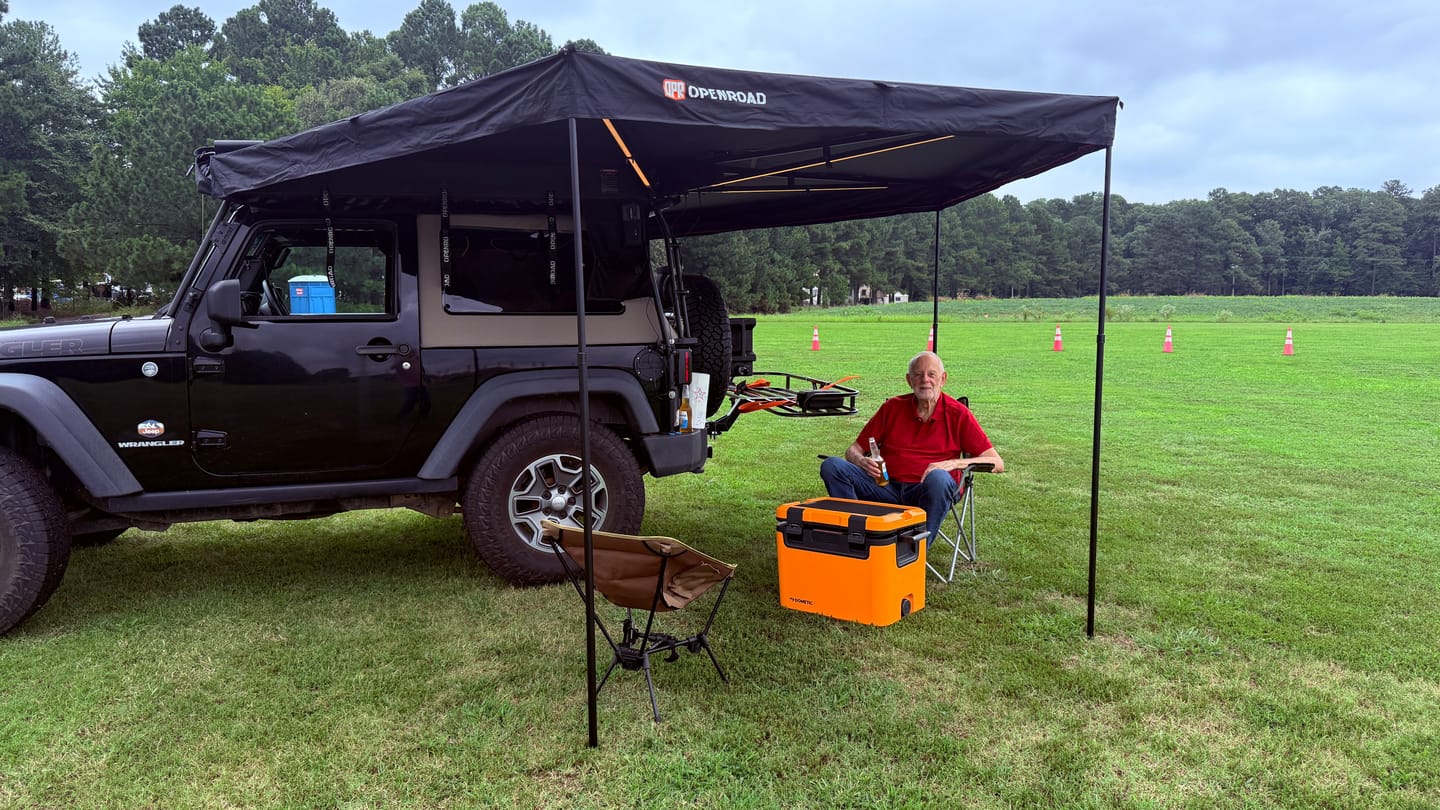 Customer photo review of OPENROAD  270 Free Standing Awning for Camping-Adventure Series