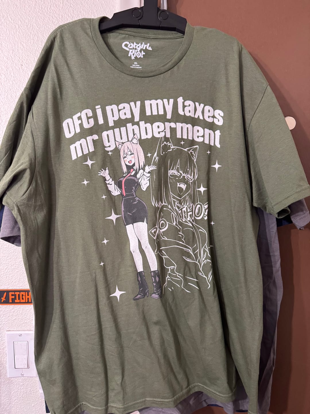 Customer photo review of OFC i pay taxes ❀ T-shirt