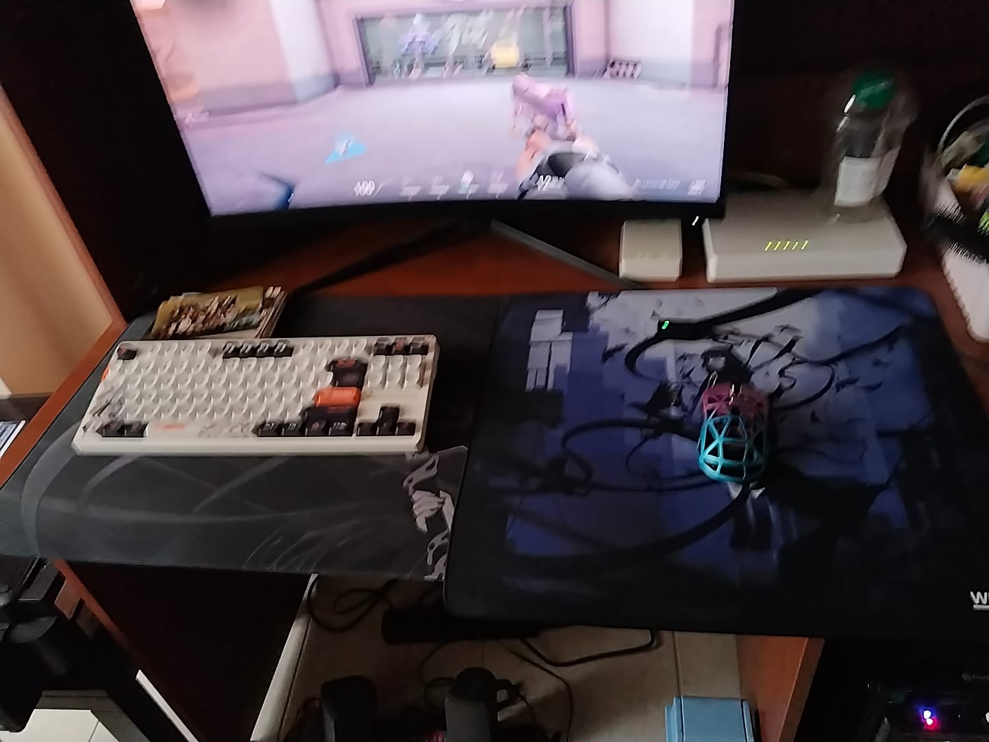 Customer photo review of Wraith Ace Series [Ravenfall] Limited Edition Poron Mousepad
