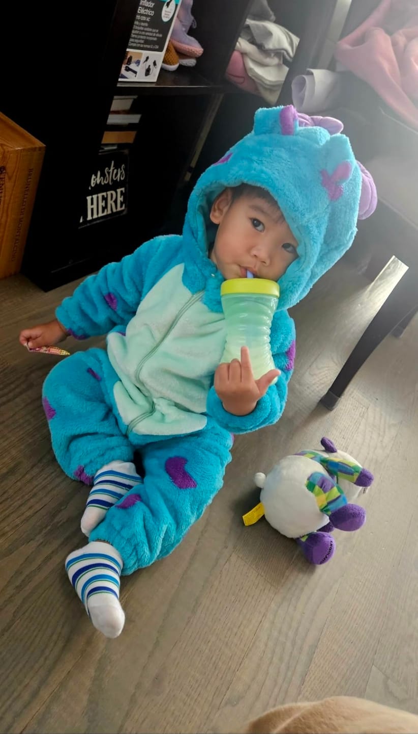 Customer photo review of Ashton Onesies