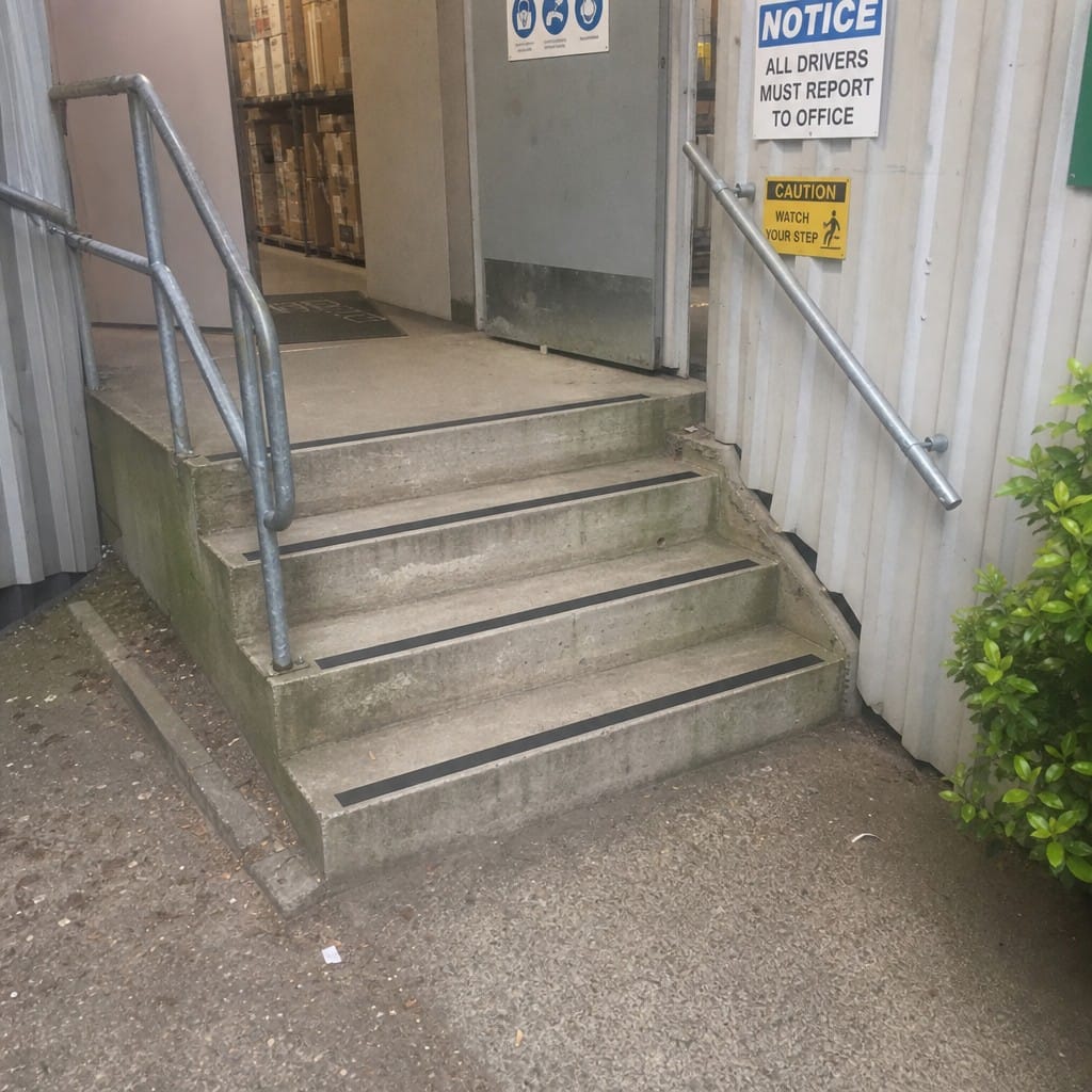 Customer photo review of Non-Slip Stair Tread Insert 8mm Cut to Any Size