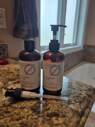 Customer photo review of NØRD BODY Anti-Cellulite Massage Oil (TA1#5)