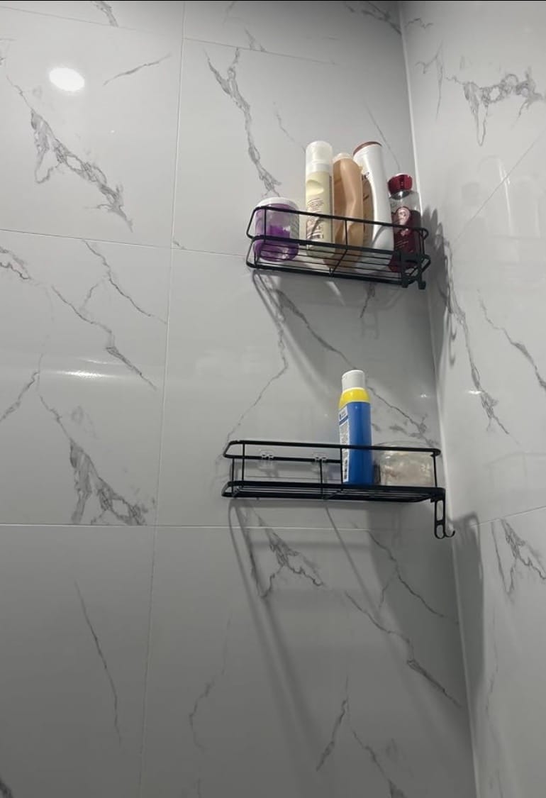 Customer photo review of Shower Rack Nova -Set