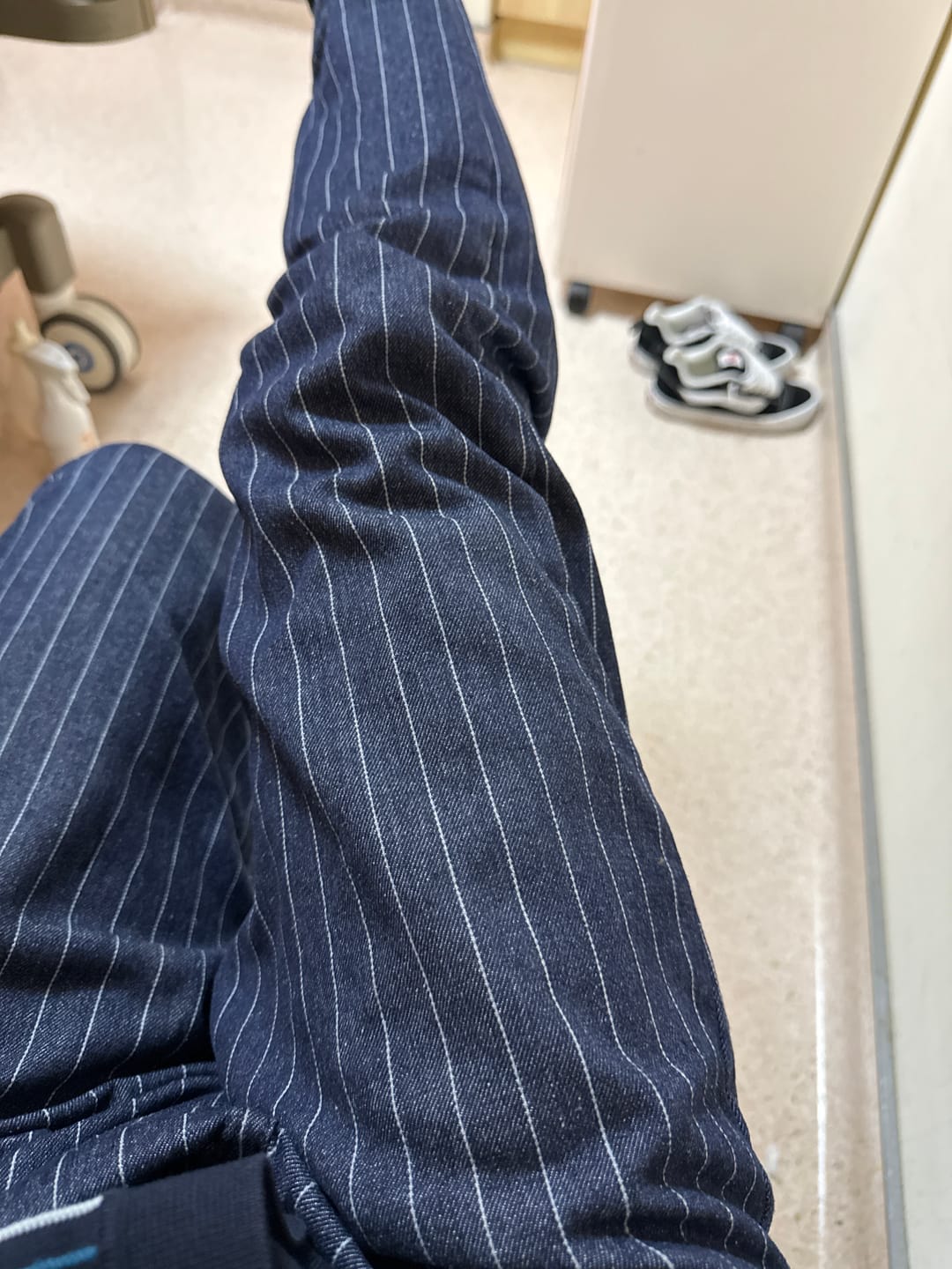 Customer photo review of ウォバッシュストライプワークパンツ