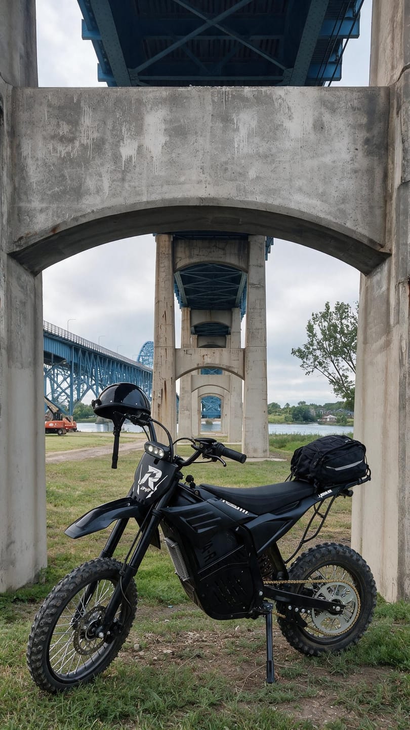 Customer photo review of Eskute® NOVA RR 5500W Electric Dirt Bike