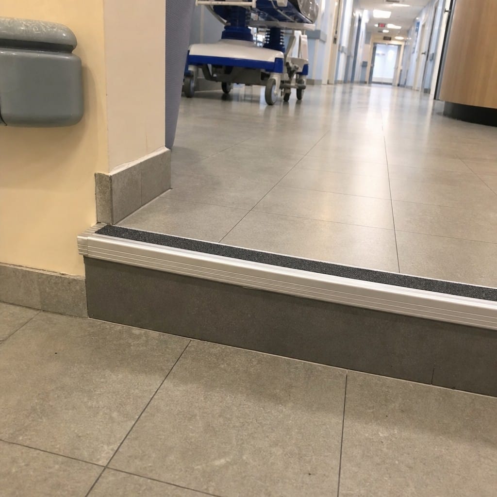 Customer photo review of Carborundum Stair Tread Extender 82.5mm Cut to Any Size