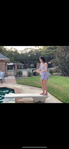 Customer photo review of Emoswim - Badekleid Badeanzüge für Damen Bauchweg Badekleider Rock Bademode