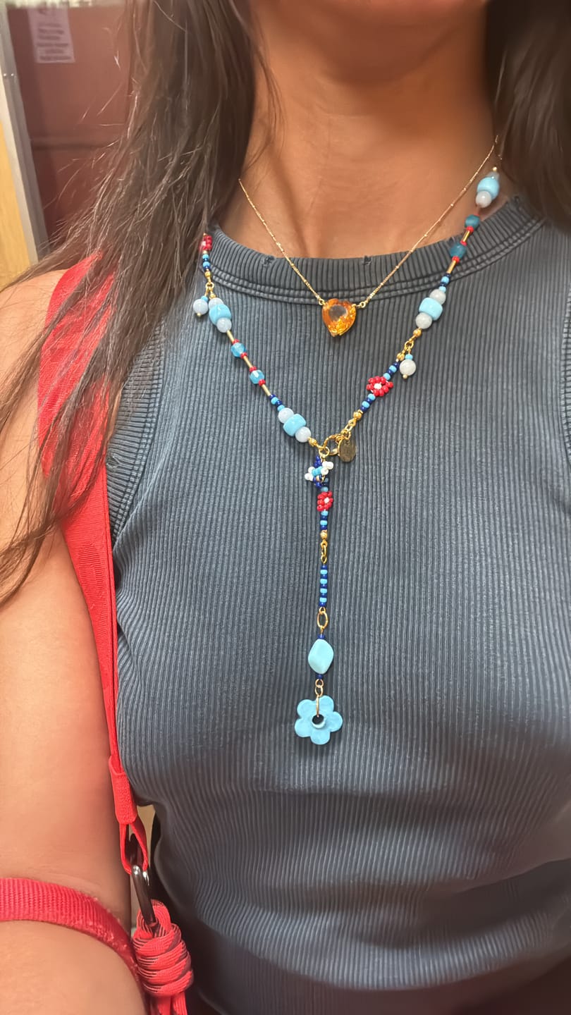 Customer photo review of Mini Ghiacciolo Necklace