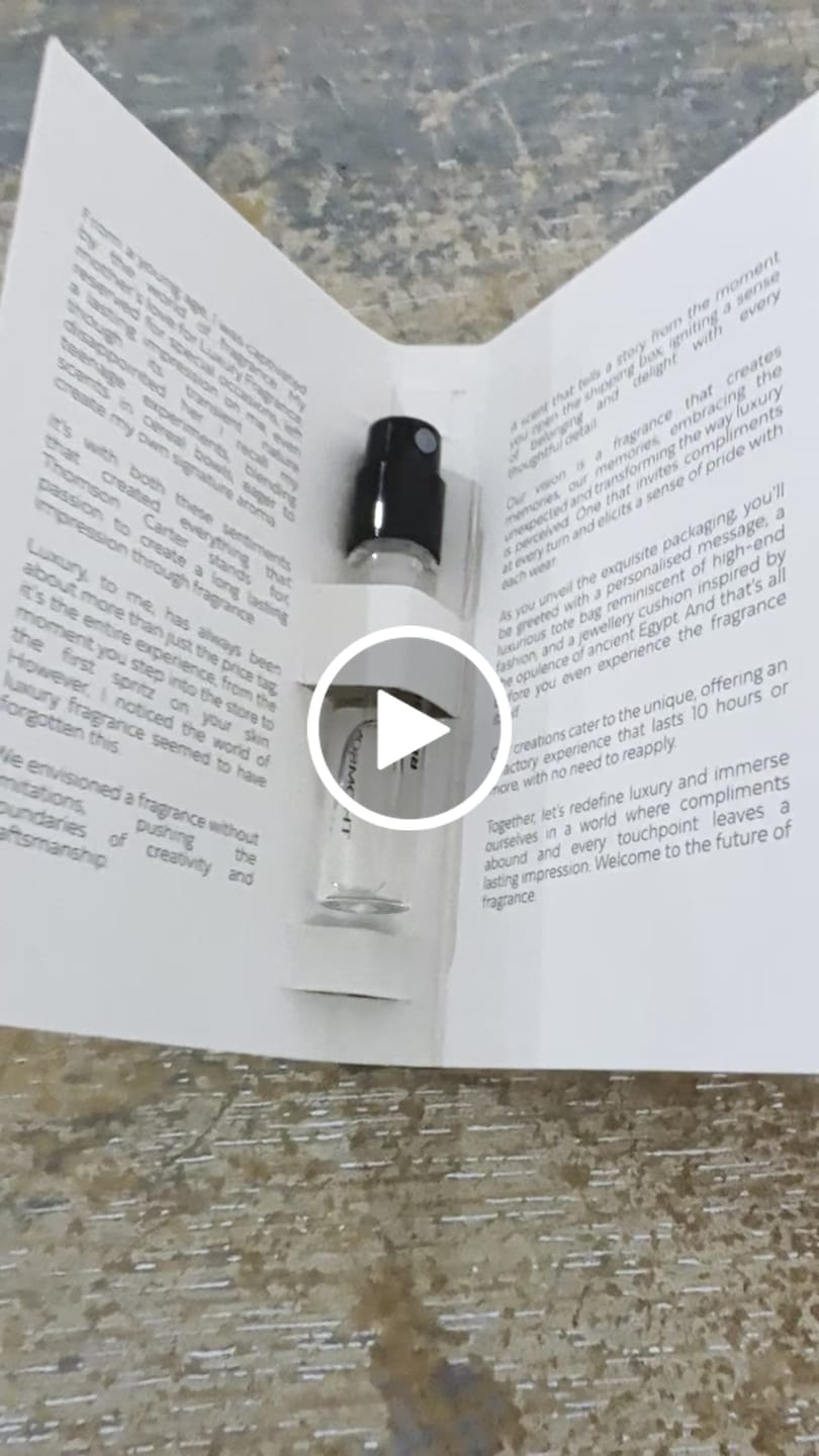 Customer video review of Redroom | Eau de Parfum | 2ml
