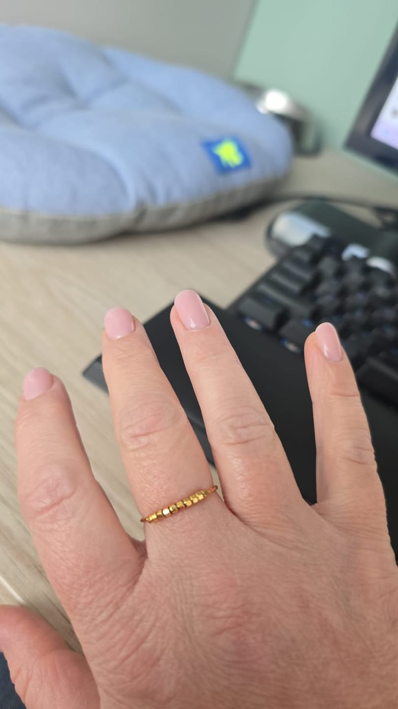 Customer photo review of Alison Fidget Ring