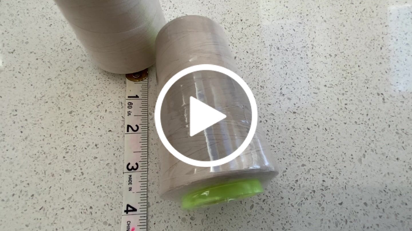 Customer video review of Overlocking Thread - 3000 Yards