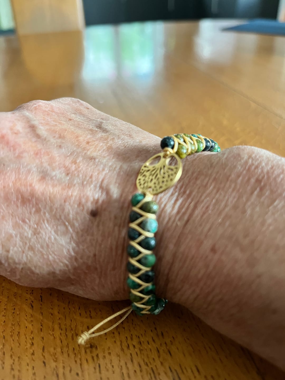 Customer photo review of LEBENSBAUM – Armband aus afrikanischem Jaspis