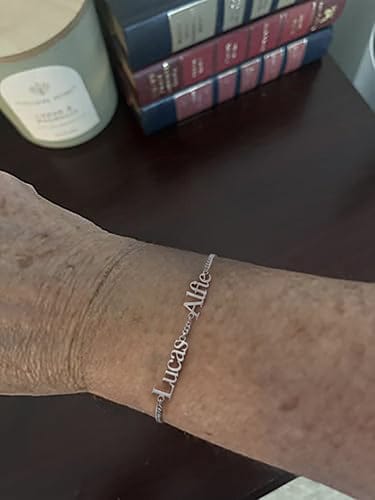Customer photo review of Custom Classic Name Bracelet