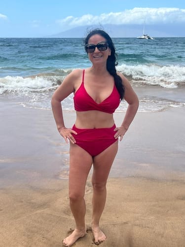Customer photo review of Emoswim - V-Ausschnitt High Waist Bikini
