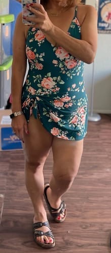 Customer photo review of Emoswim - Damen Bauchweg Slim Fit Badeanzug