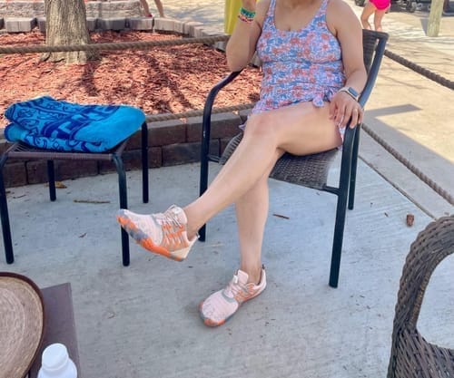 Customer photo review of Emoswim - Badekleid Badeanzüge für Damen Bauchweg Badekleider Rock Bademode