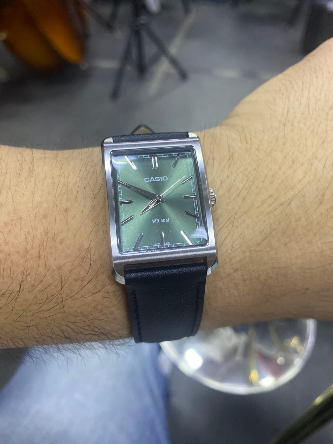 Customer photo review of Reloj Casio Tank Análogo MTP-B215L-3AV Caja Acero