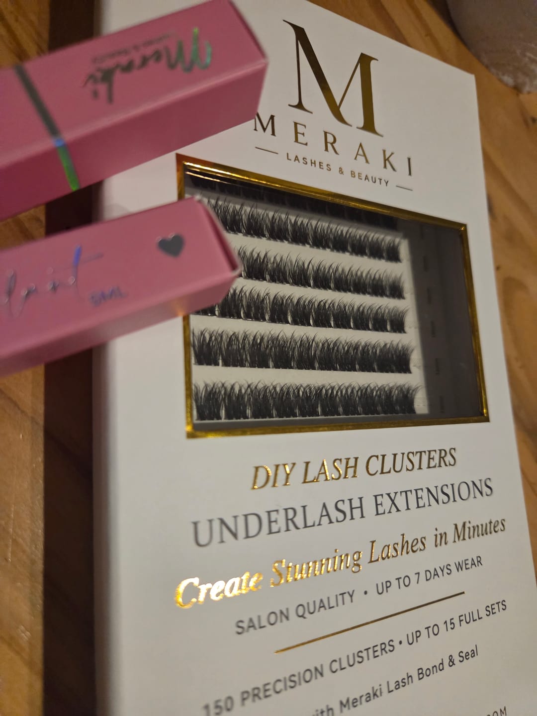 Customer photo review of Bond & Seal DIY Lash Clusters | Tray Only