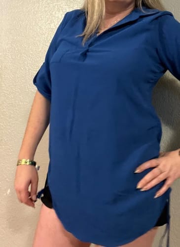 Customer photo review of Emoswim - Cover-Up Strandhemd mit Kordelzug