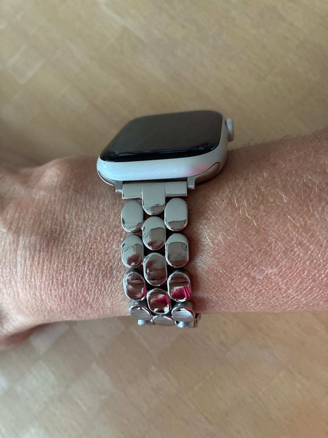 Customer photo review of Apple Watch Metallarmband "Julie"