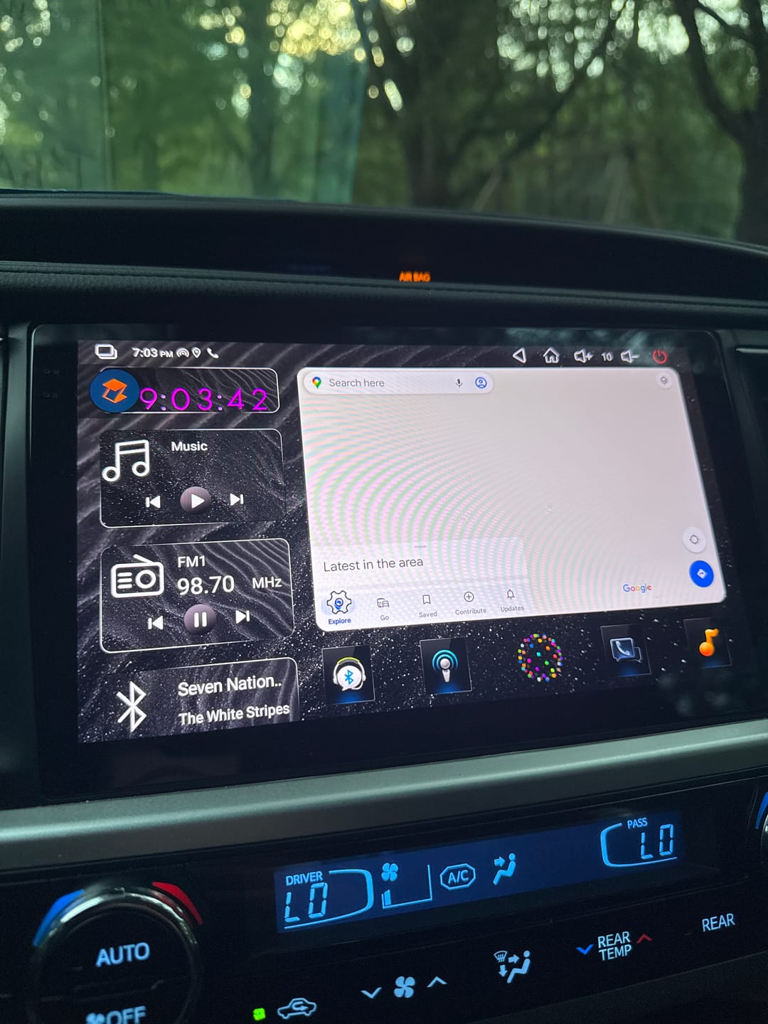 Customer photo review of Toyota Highlander/Kluger 2014-2019 Wireless Apple CarPlay Upgrade Kit