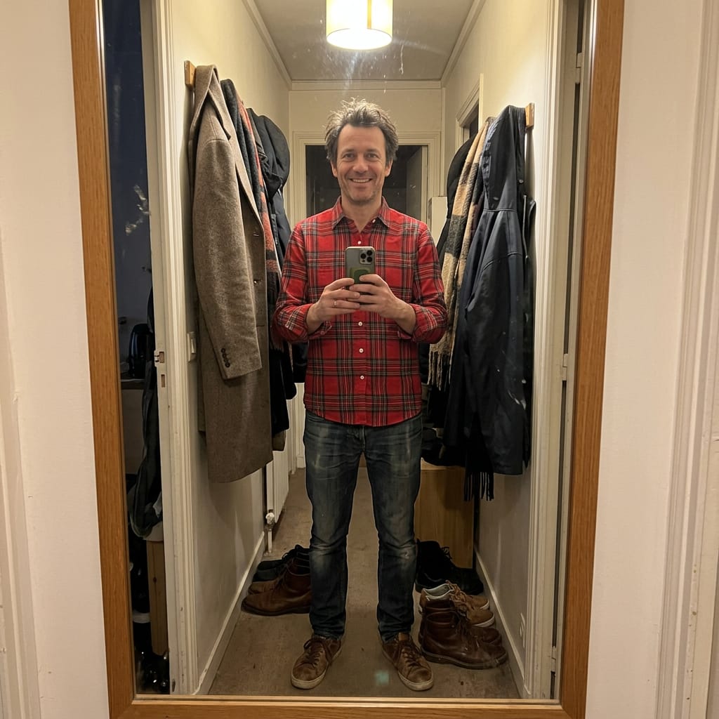 Customer photo review of Kariertes Flanellhemd