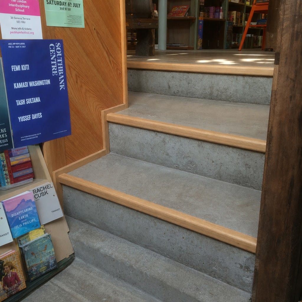 Customer photo review of Solid Oak Stair Nosing - Bullnose Trim for 14mm & 20mm Wood Floors