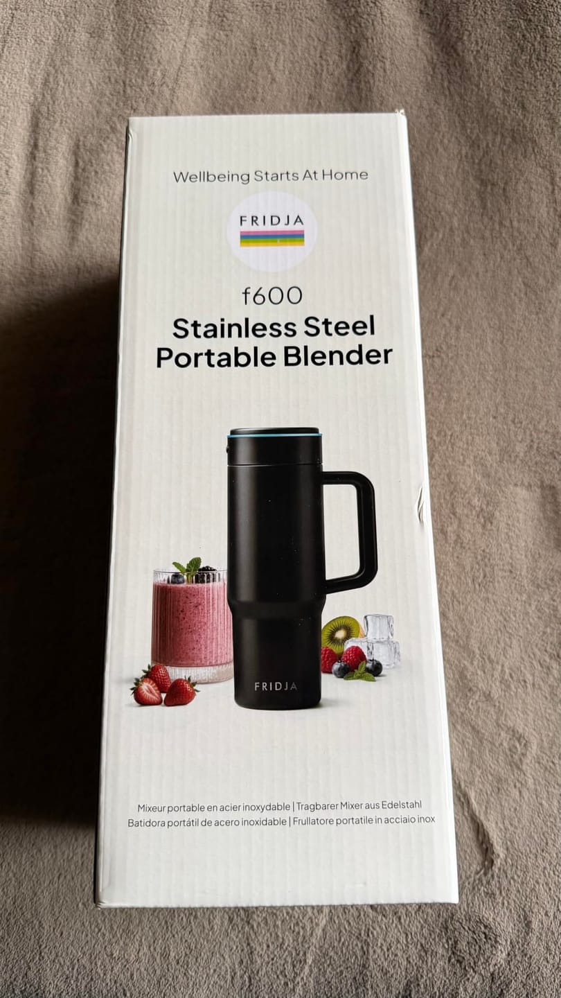 Customer photo review of f600 Stainless Steel Portable Blender