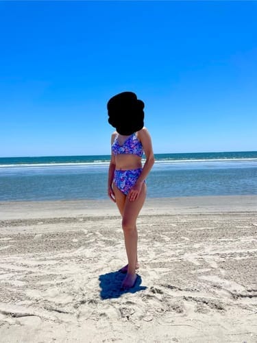 Customer photo review of Emoswim - V-Ausschnitt High Waist Bikini