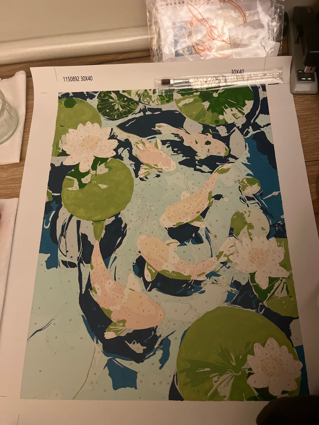 Customer photo review of Surprise Painting | Paint by Numbers