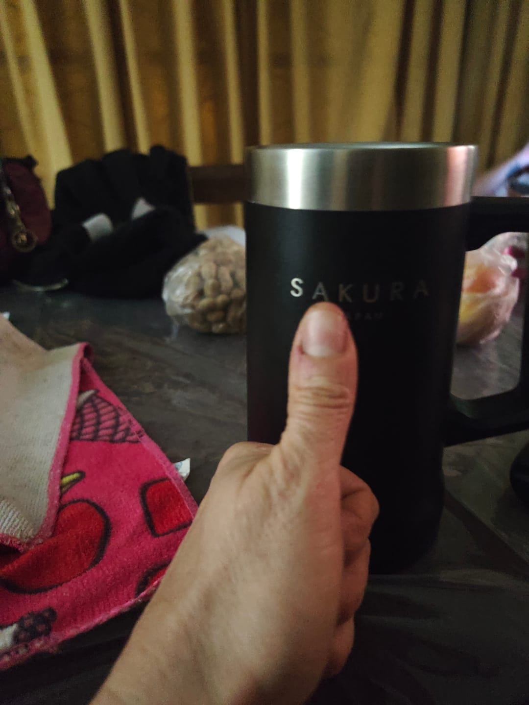Customer photo review of Sakura Rambler