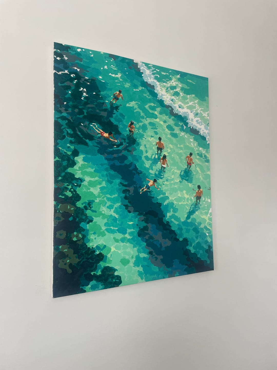 Customer photo review of Clear Waters | Paint by Number