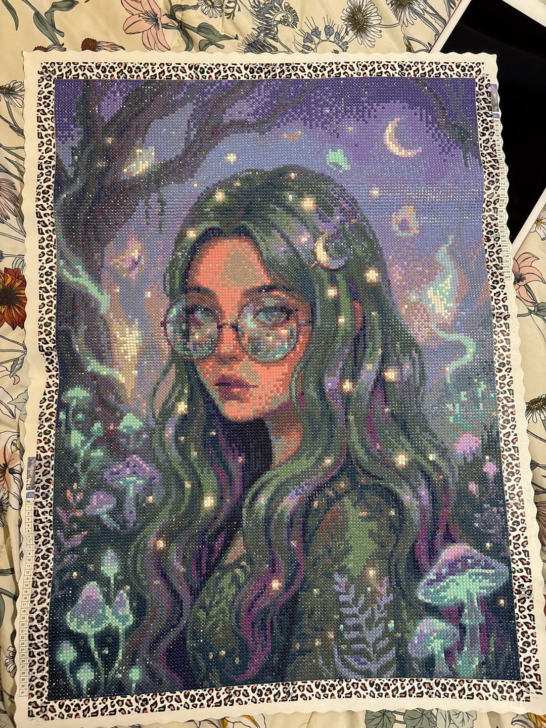 Customer photo review of Moonlit Forest Dreams (Diamond Painting)