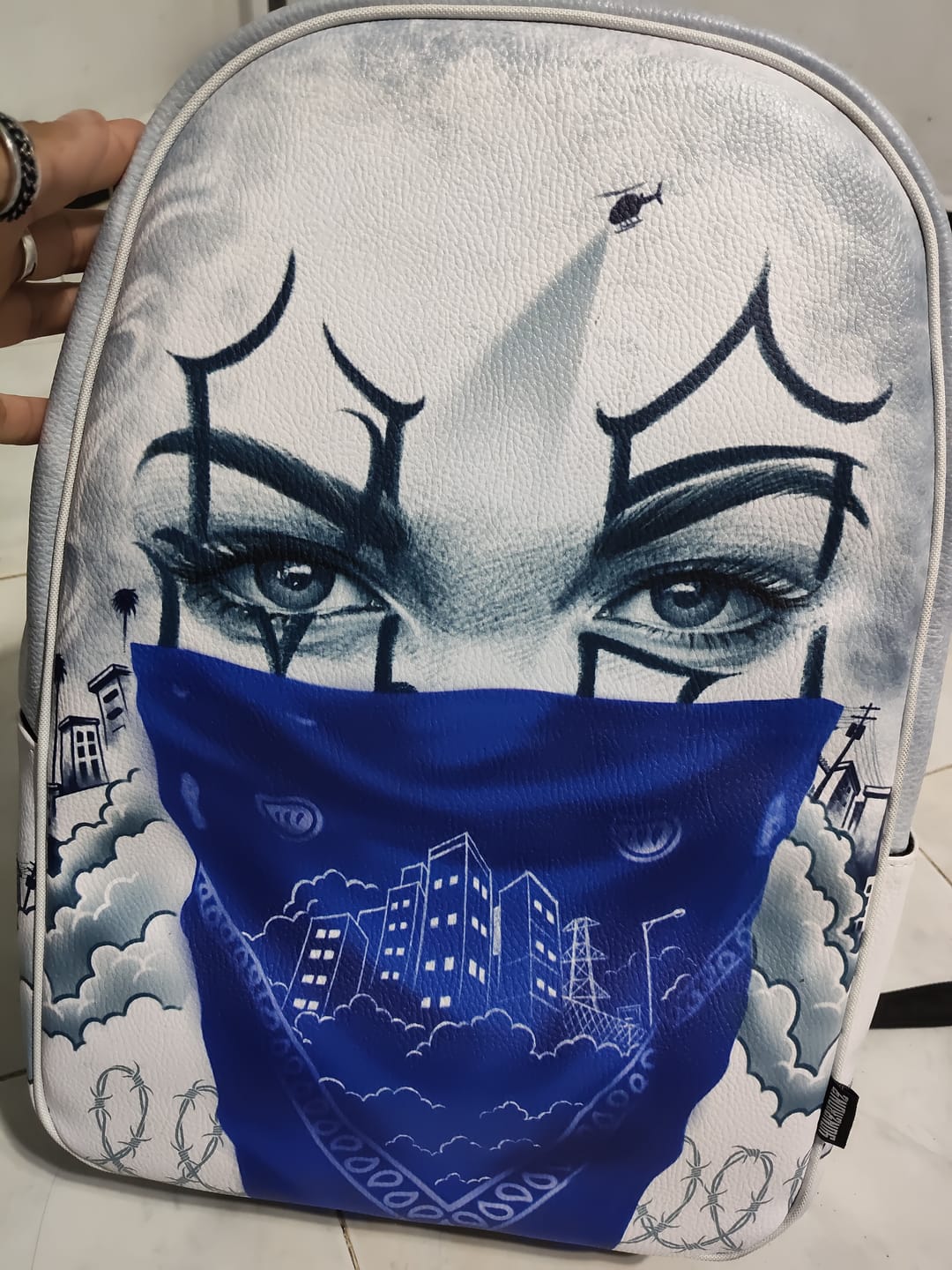 Customer photo review of Mochila Morra Paño