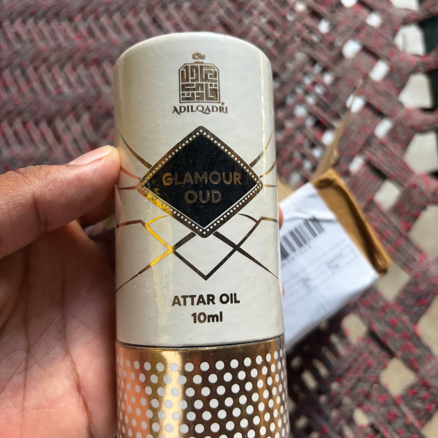 Customer photo review of Glamour Oud Attar Perfume 10ml